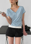 Keffy Low-Waist Micro Shorts