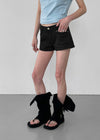 Keffy Low-Waist Micro Shorts