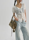 Puarong Summer Strap Blouse