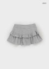 Hevill Tiered Mini Skirt Pants
