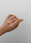 Dillo Twisted Open Ring