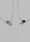 (SILVER 925) Chemiyan Star Ball Necklace