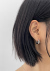 Mabello Bold Mini Hoop Earrings