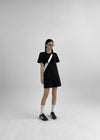 Kellova Nylon Short Sleeve Mini Dress