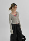 Charlotte V-Neck Crop Summer Cardigan