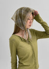 Posh Sheer Check Scarf