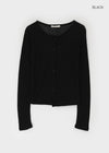 Tranru Ribbed Summer Cardigan
