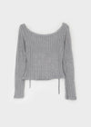 Été Distressed Strap Long Sleeve Tee