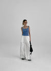 Pocarit Basic Sleeveless Top (Built-in Cap)