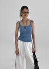 Pocarit Basic Sleeveless Top (Built-in Cap)