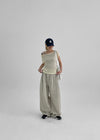 Hinz Basic Off-Shoulder Short Sleeve Tee