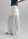 SomeStone Set – Wrap Skirt, Nylon Banding Pants