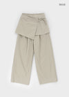SomeStone Set – Wrap Skirt, Nylon Banding Pants