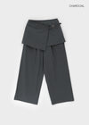 SomeStone Set – Wrap Skirt, Nylon Banding Pants