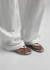 Tezrin Leather Thong Sandals