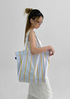 Tinop Stripe Big Shoulder Bag