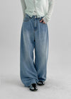 Treve Summer Wide Denim Pants