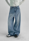 Treve Summer Wide Denim Pants