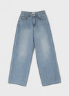 Treve Summer Wide Denim Pants