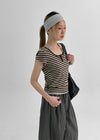 (UNISEX) Bagging Rivet Nylon Wide String Pants