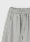 (UNISEX) Bagging Rivet Nylon Wide String Pants
