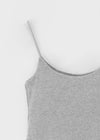 Tibolling Rounding String Sleeveless Top (Built-in Cap)