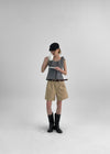 Naoming Check Sleeveless Blouse