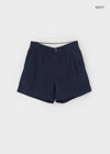 Olidin Patch Pintuck Half Pants