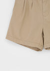 Olidin Patch Pintuck Half Pants