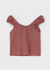 Naoming Check Sleeveless Blouse