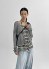 Sophien Round Neck Ribbed Summer Cardigan
