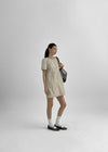Kellova Nylon Short Sleeve Mini Dress