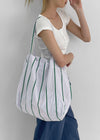 Tinop Stripe Big Shoulder Bag