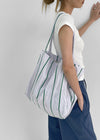 Tinop Stripe Big Shoulder Bag