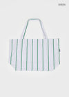 Tinop Stripe Big Shoulder Bag