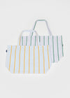 Tinop Stripe Big Shoulder Bag