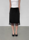 [MADE] Plivy Lace Midi Skirt