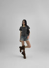 Somia Cut-Off Denim Shorts