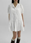Erikan Puff Sleeve Mini Dress