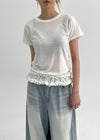 [MADE] Puzhen Frill Short Sleeve Tee