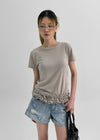 [MADE] Puzhen Frill Short Sleeve Tee