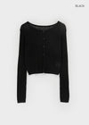 Sophien Round Neck Ribbed Summer Cardigan