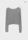 Sophien Round Neck Ribbed Summer Cardigan