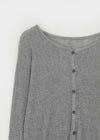 Sophien Round Neck Ribbed Summer Cardigan