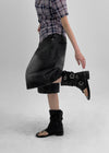 Redito Buckle Leather Slip-on Boots