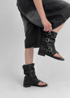 Redito Buckle Leather Slip-on Boots