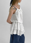Uptusing Balloon Tiered Mini Dress