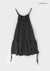 Uptusing Balloon Tiered Mini Dress
