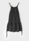 Uptusing Balloon Tiered Mini Dress