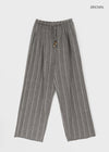 Tenma Summer Stripe Wide Banding Pants
